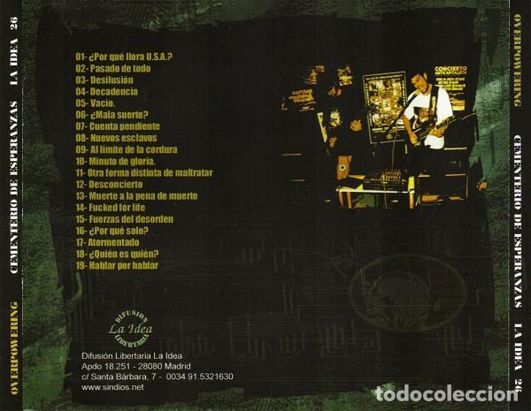 CDs de m&uacute;sica: Overpowering -Cementerio De Esperanzas - CD Hardcore - Foto 2