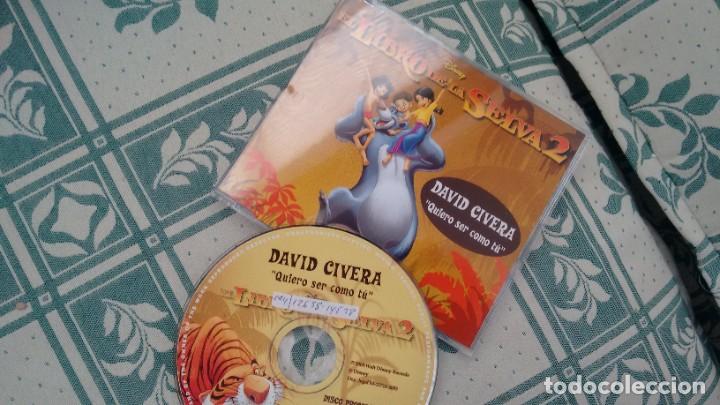 CDs de m&uacute;sica: CD-SINGLE ( PROMOCION) DE DAVID CIVERA ( EL LIBRO DE LA SELVA) - Foto 1