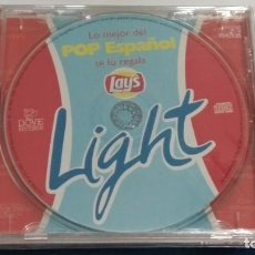 CDs de Música: CD PROMO LAY´S LIGHT ( LO MEJOR DEL POP ESPAÑOL ) 2003 DOVE - PATATAS LAY´S. Lote 260410960