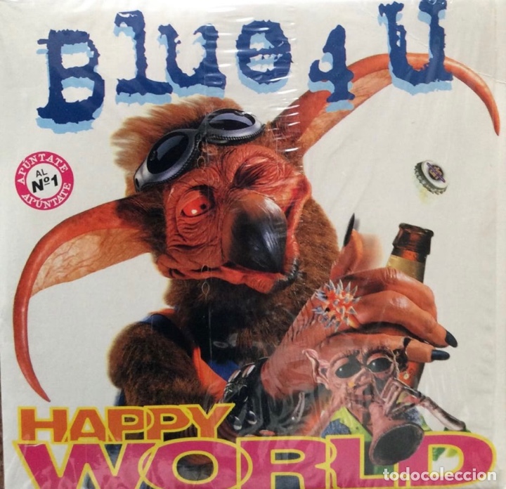 CDs de m&uacute;sica: Blue4u. Happy World. CD Single. - Foto 1