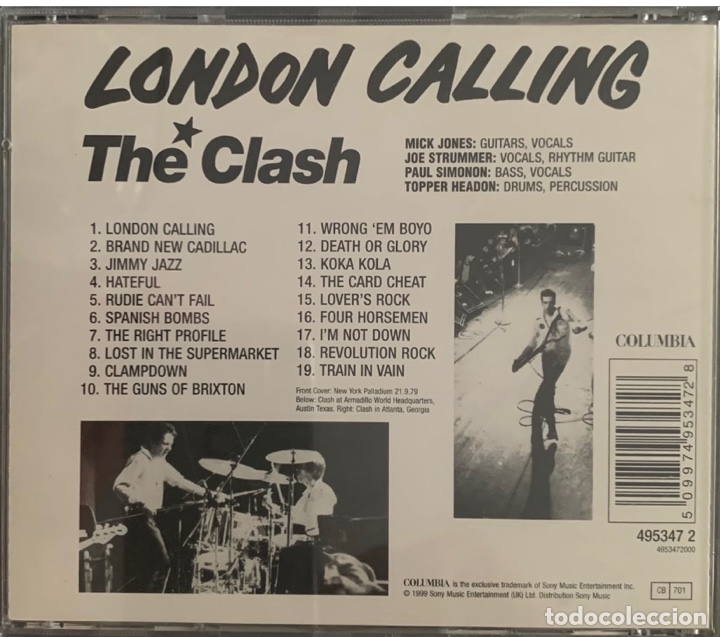 CDs de m&uacute;sica: The Clash. London Calling. CD. - Foto 2