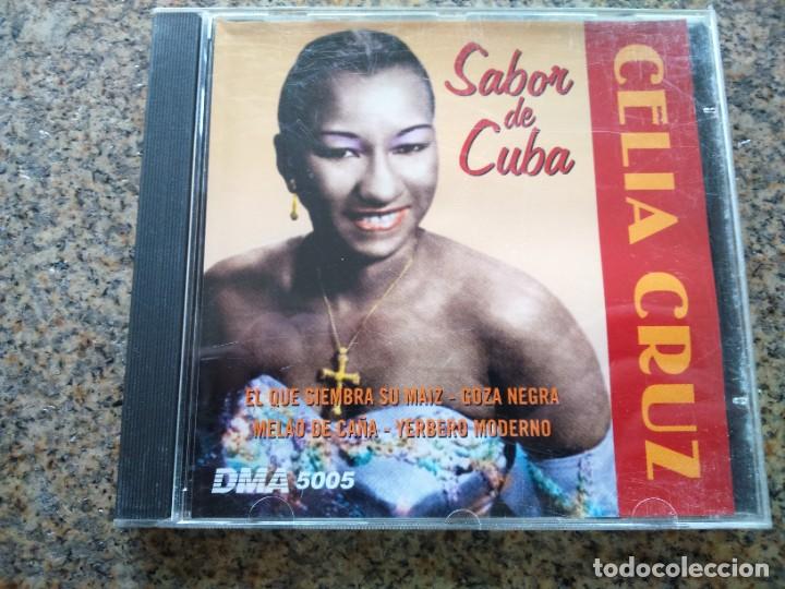 CDs de m&uacute;sica: CD -- CELIA CRUZ -- SABOR DE CUBA -- 12 TEMAS -- - Foto 1