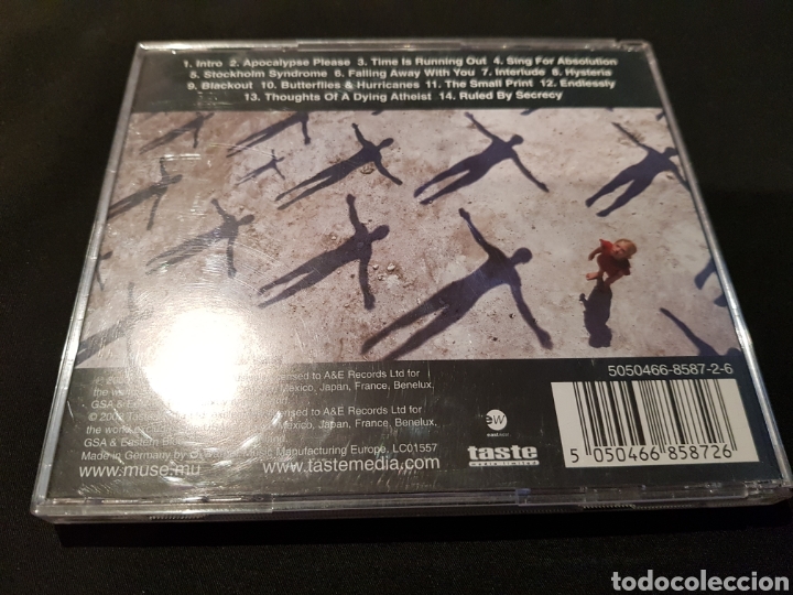 CDs de m&uacute;sica: PEDIDO M&Iacute;NIMO 10&euro; + ENV&Iacute;O CD Muse Absolution - Foto 2