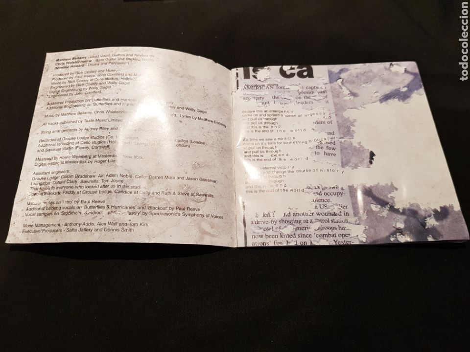 CDs de m&uacute;sica: PEDIDO M&Iacute;NIMO 10&euro; + ENV&Iacute;O CD Muse Absolution - Foto 5
