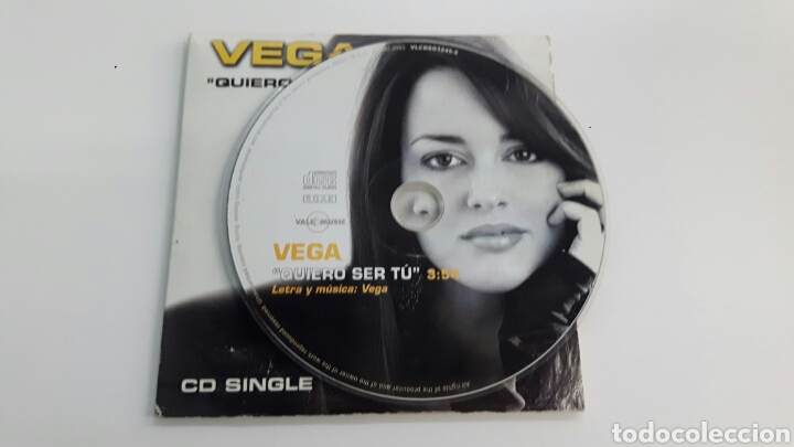 CDs de m&uacute;sica: CD SINGLE VEGA - QUIERO SER T&Uacute; - 2003 - Foto 2