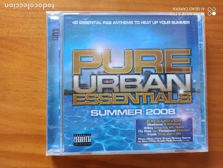 CDs de m&uacute;sica: CD PURE URBAN ESSENTIALS SUMMER 2008 (2 CDS) (5W) - Foto 1