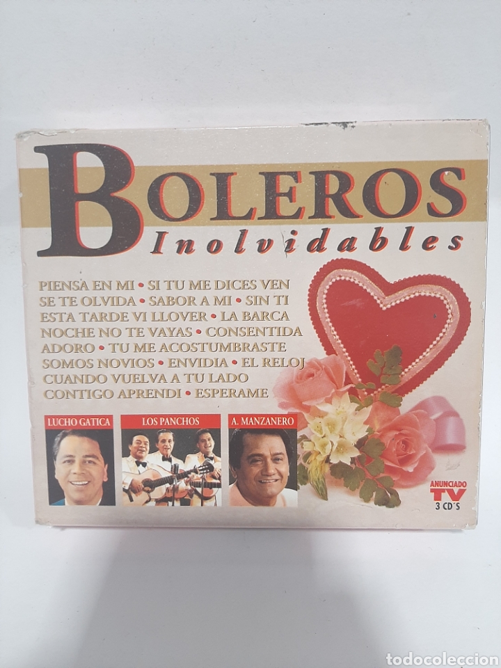 CDs de M&uacute;sica: SCD120 boleros inolvidables CD SEGUNDA MANO