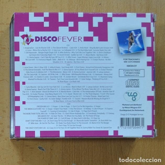 CDs de m&uacute;sica: VARIOS - DISCO FEVER - 4 CD - Foto 2