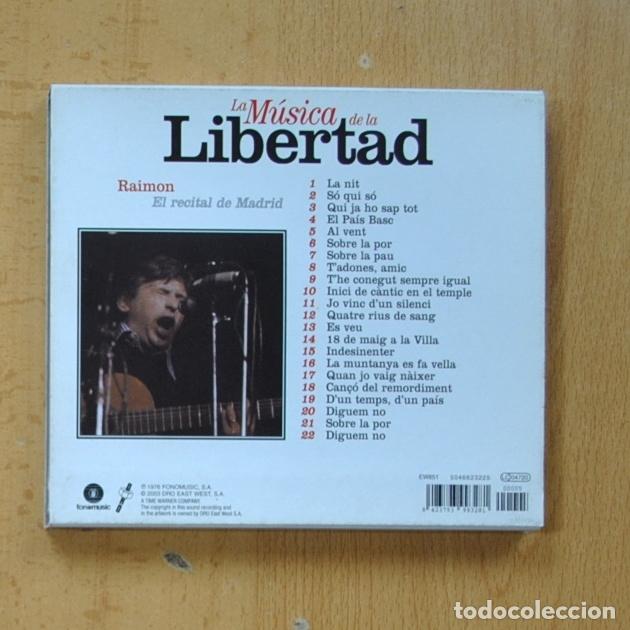 CDs de m&uacute;sica: RAIMON - EL RECITAL DE MADRID - CD - Foto 2
