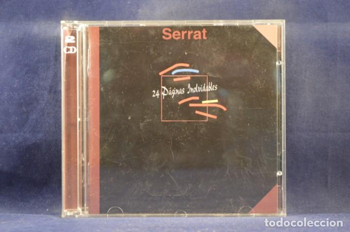 CDs de m&uacute;sica: SERRAT - 24 P&Aacute;GINAS INOLVIDABLES - 2 CD - Foto 1