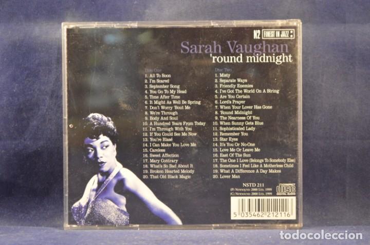 CDs de m&uacute;sica: SARAH VAUGHAN - ROUND MIDNIGHT - 2 CD - Foto 2
