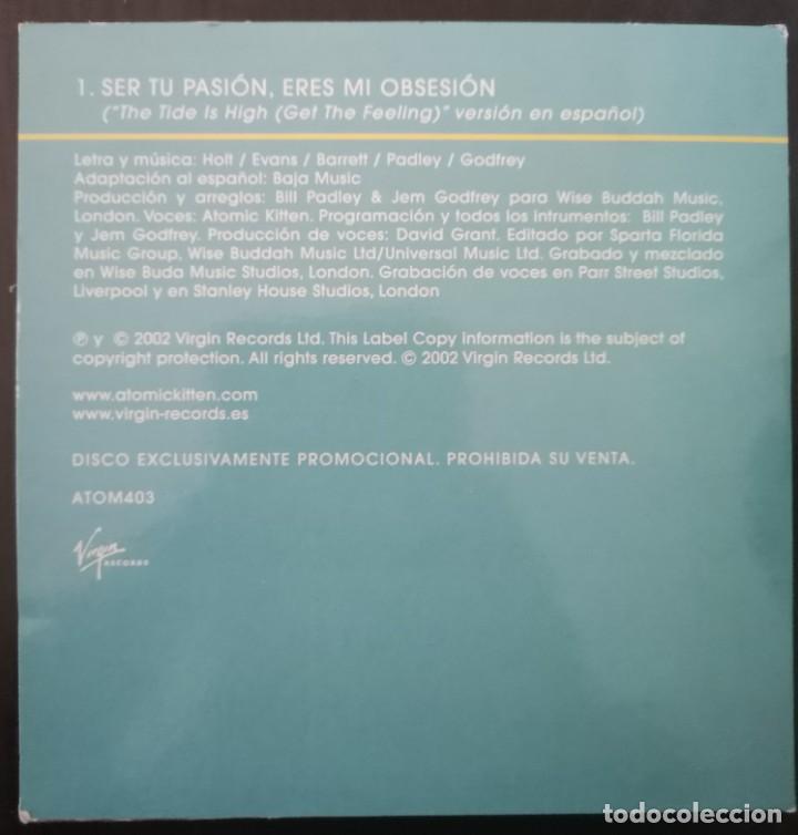 CDs de m&uacute;sica: Atomic Kitten &lrm;- Ser Tu Pasi&oacute;n, Eres mi Obsesi&oacute;n - Foto 2