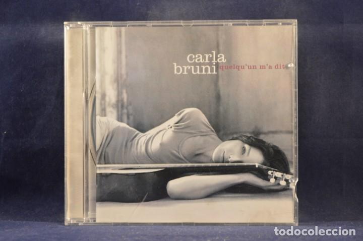CDs de m&uacute;sica: CARLA BRUNI - QUELQUUN MA DIT - CD - Foto 1