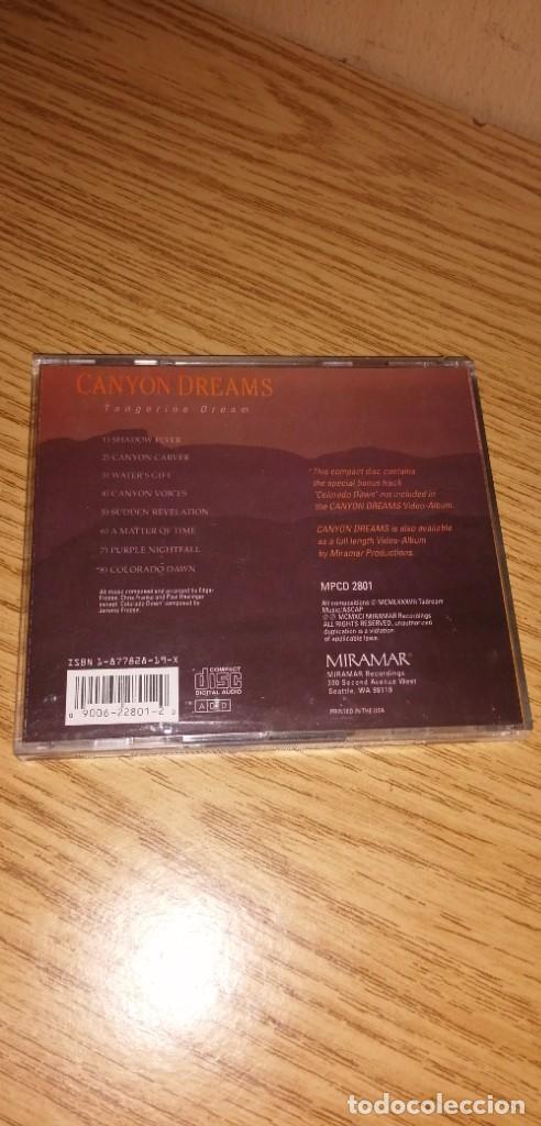 CDs de m&uacute;sica: TANGERINE DREAM. CANYON DREAMS - Foto 3