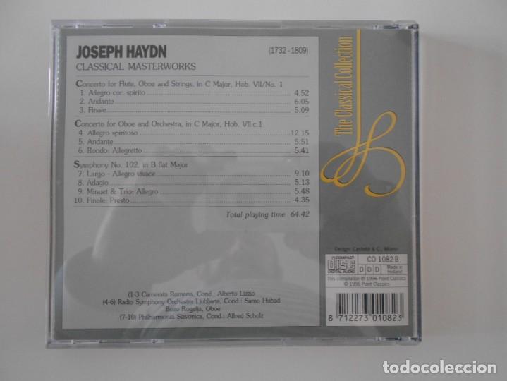 CDs de m&uacute;sica: HAYDN. CLASSICAL MASTERWORKS. COMPACTO THE CLASSICAL COLLECTION. - Foto 2
