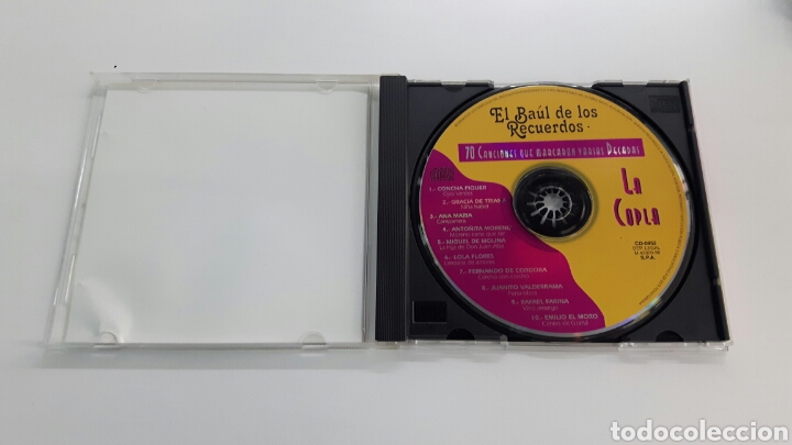 CDs de m&uacute;sica: CD EL BA&Uacute;L DE LOS RECUERDOS - LA COPLA - Foto 2