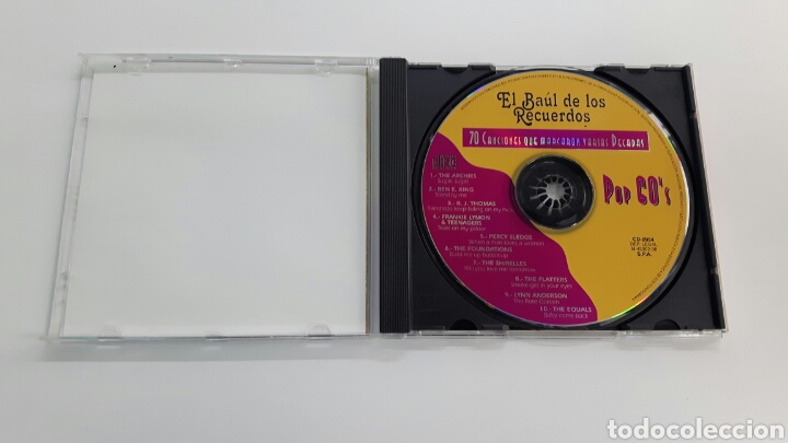 CDs de m&uacute;sica: CD EL BA&Uacute;L DE LOS RECUERDOS - POP 60s - Foto 2