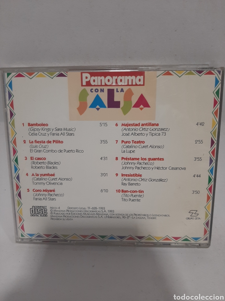 CDs de m&uacute;sica: SCD102 panorama con la salsa CD SEGUNDA MANO - Foto 2