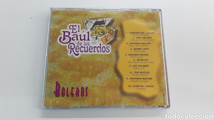 CDs de m&uacute;sica: CD EL BA&Uacute;L DE LOS RECUERDOS - BOLEROS - Foto 3