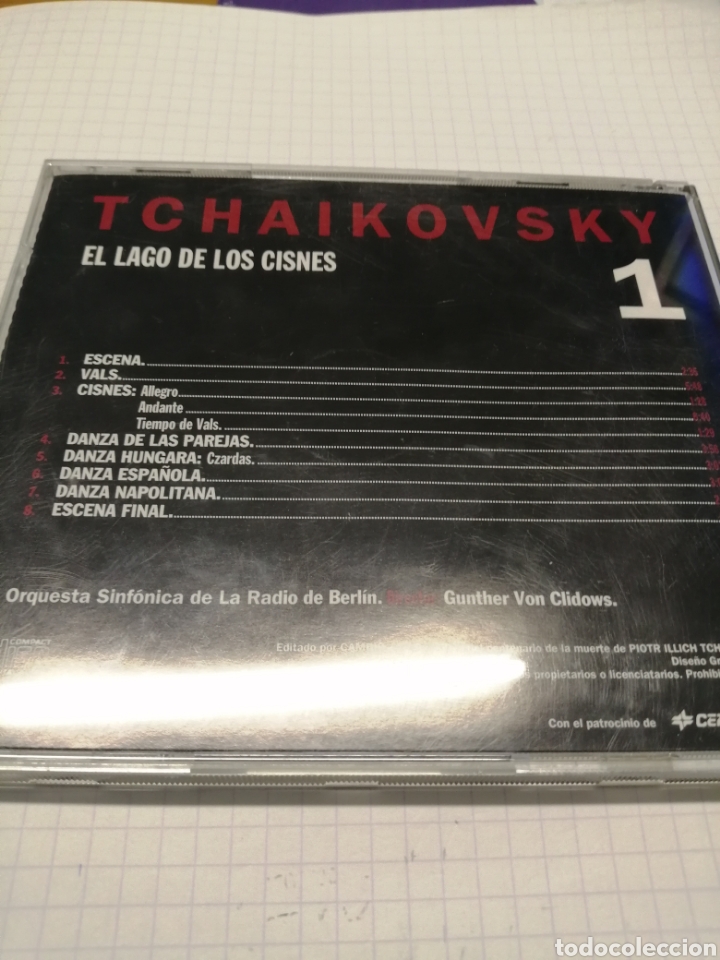 CDs de m&uacute;sica: TCHAIKOVSKY 1 EL LADO DE LOS CISNES - Foto 2