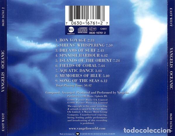 CDs de m&uacute;sica: Vangelis - Oceanic - CD - Foto 2