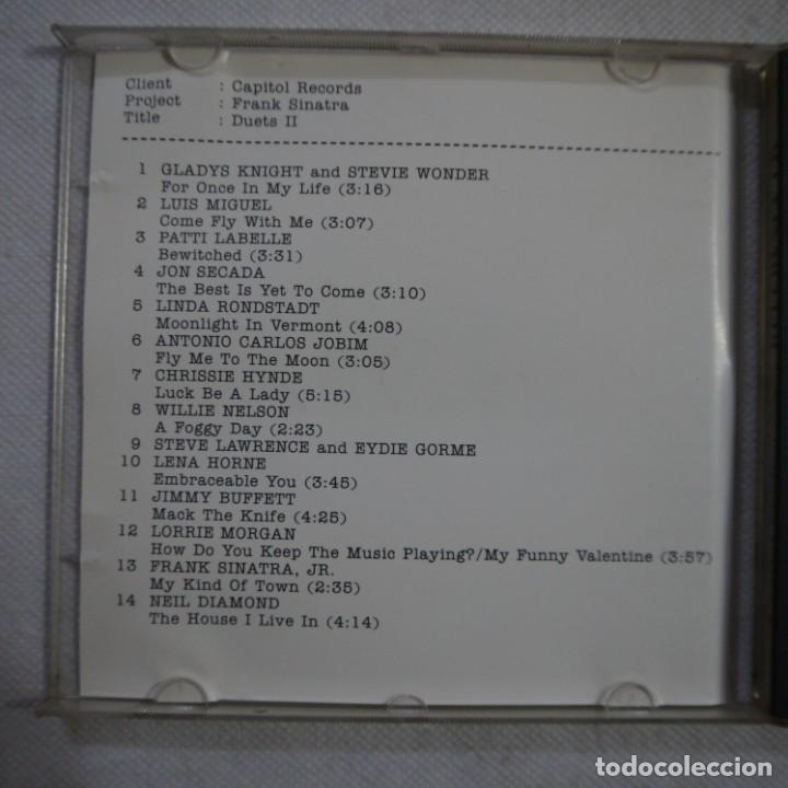 CDs de m&uacute;sica: FRANK SINATRA (AND FRIENDS) - DUETS II - CAPITOL STUDIOS. REFERENCE CD - Foto 3