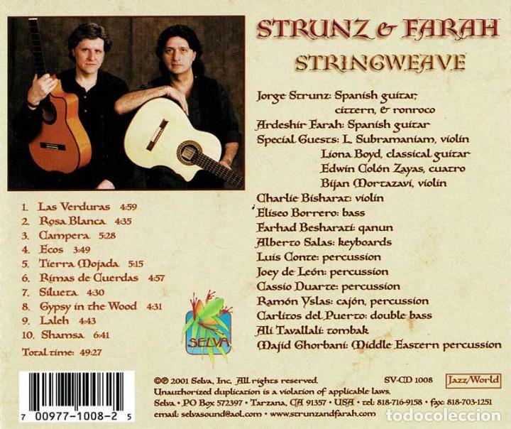 CDs de m&uacute;sica: Strunz & Farah - Stringwave. CD - Foto 2