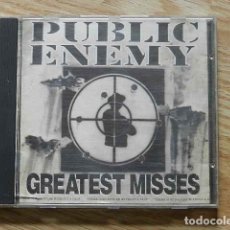 CDs de Musique: CD PUBLIC ENEMY - GREATEST MISSES AÑO 1992. Lote 262043650