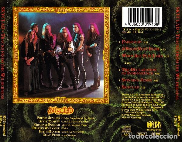 CDs de m&uacute;sica: SKYCLAD - TRACKS FROM THE WILDERNESS - Foto 2