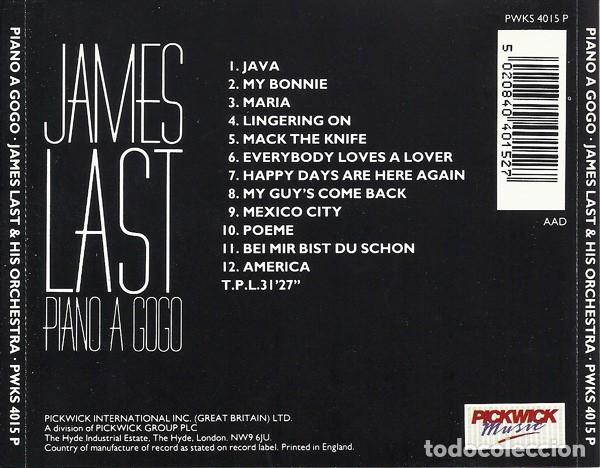 CDs de m&uacute;sica: James Last - Piano a Gogo - Foto 2