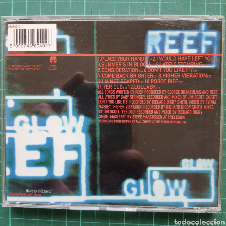 CDs de m&uacute;sica: Reef - Glow (CD) Sony Soho Square (1997/EU) - Foto 2