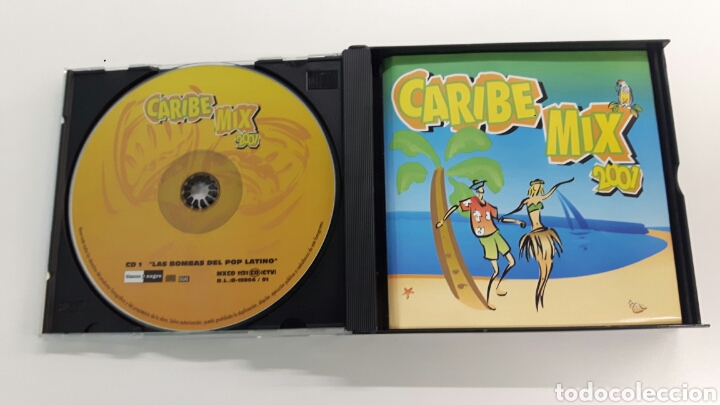 CDs de m&uacute;sica: 3 CD CARIBE MIX - 2001 - COMO NUEVO - Foto 2