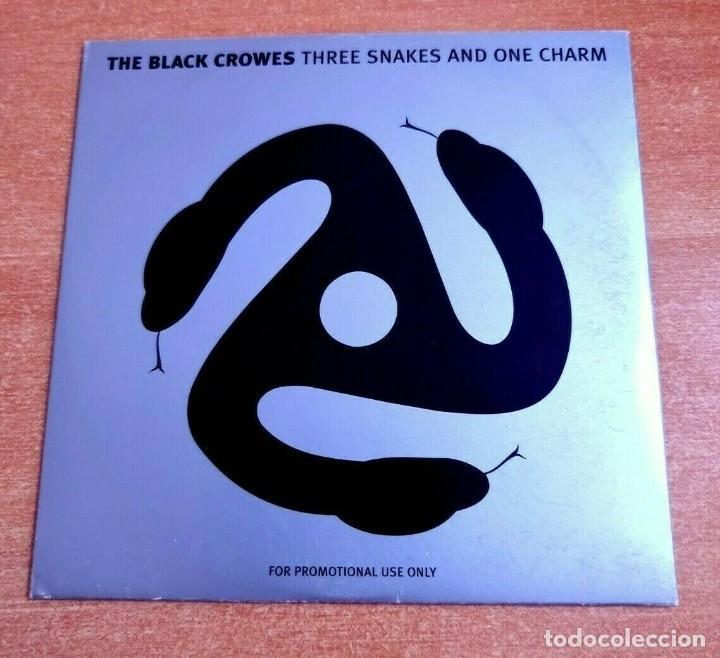 Music CDs: THE BLACK CROWES Three snakes and one charm CD ALBUM PROMO CARTON DEL A&Ntilde;O 1996 EU CONTIENE 12 TEMAS
