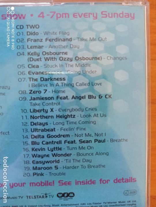 CDs de m&uacute;sica: CD HIT 40 UK (2 CDS) (8M) - Foto 4