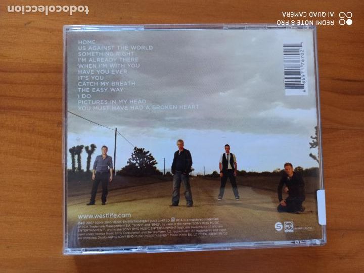 CDs de m&uacute;sica: CD WESTLIFE - BACK HOME (8N) - Foto 2