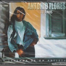 CDs de Música: ANTONIO FLORES - 10 AÑOS · LA LEYENDA DE UN ARTISTA (2XCD + DVD SONY 2006) NUEVO. PRECINTADO.