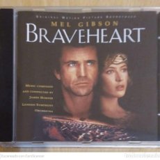CDs de Música: B.S.O. BRAVEHEART (JAMES HORNER & LONDON SYMPHONY ORCHESTRA) CD 1995 - MEL GIBSON. Lote 262564345
