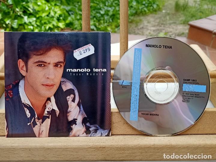 CDs de m&uacute;sica: MANOLO TENA TOCAR MADERA SINGLE SONY MUSIC 1993 - Foto 2