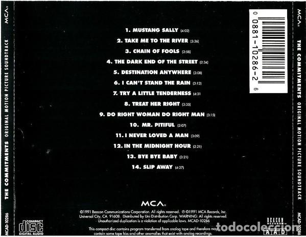 CDs de m&uacute;sica: The Commitments (Original Motion Picture Soundtrack) - CD - Foto 2