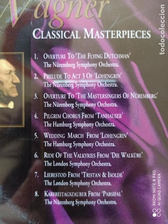 CDs de m&uacute;sica: CD WAGNER - CLASSICAL MASTERPIECES (9C) - Foto 2
