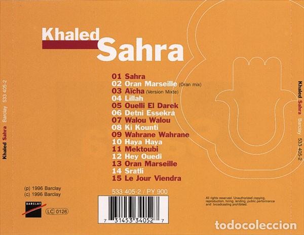 CDs de m&uacute;sica: Khaled - Sahra - CD - Foto 2