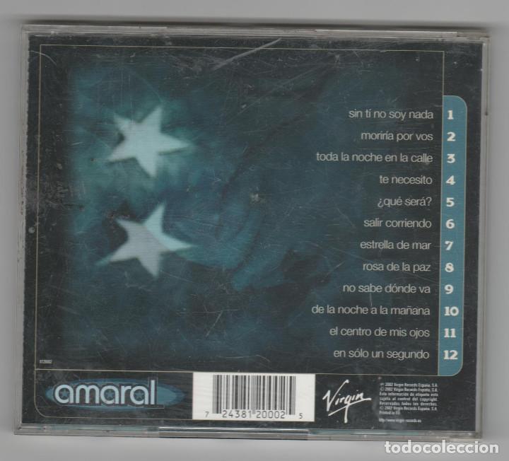 CDs de m&uacute;sica: AMARAL- ESTRELLA DE MAR - Foto 2