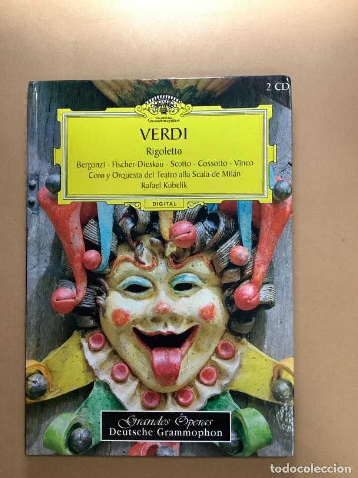 CDs de m&uacute;sica: Rigoletto. Verdi. Libro Disco - Foto 1