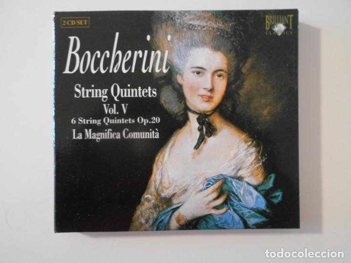 CDs de m&uacute;sica: BOCHERINI. STRING QUINTETS VOL. V. DOBLE COMPACTO BRILLANT. - Foto 1