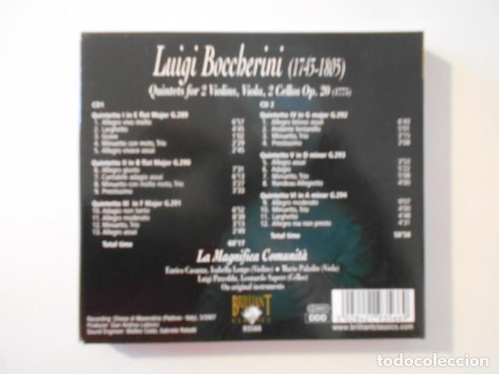 CDs de m&uacute;sica: BOCHERINI. STRING QUINTETS VOL. V. DOBLE COMPACTO BRILLANT. - Foto 2