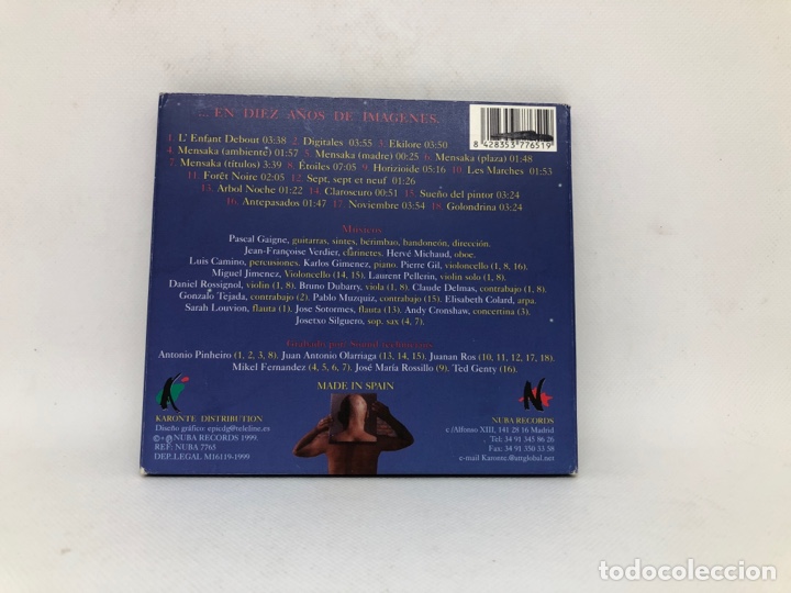 CDs de m&uacute;sica: CD PASCAL GAIGNE / UN SUE&Ntilde;O DE LUZ CON LIBRETO INTERIOR - Foto 3