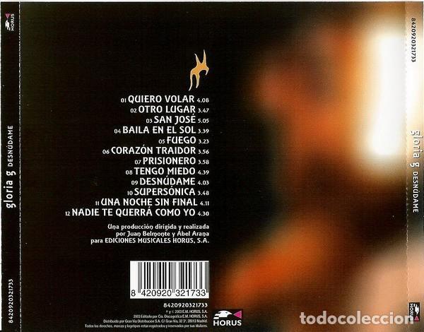 CDs de m&uacute;sica: Gloria G - Desn&uacute;dame - CD - Foto 2
