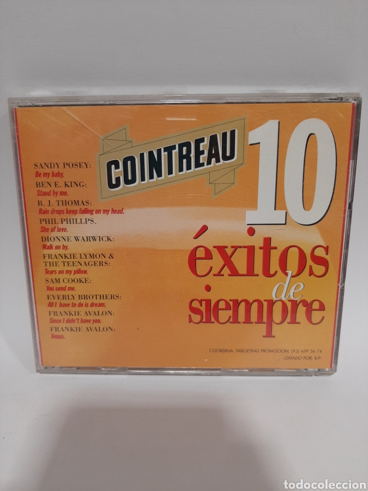 CDs de m&uacute;sica: SCD92 Cointreau 10 exitos de siempre SEGUNDA MANO - Foto 2