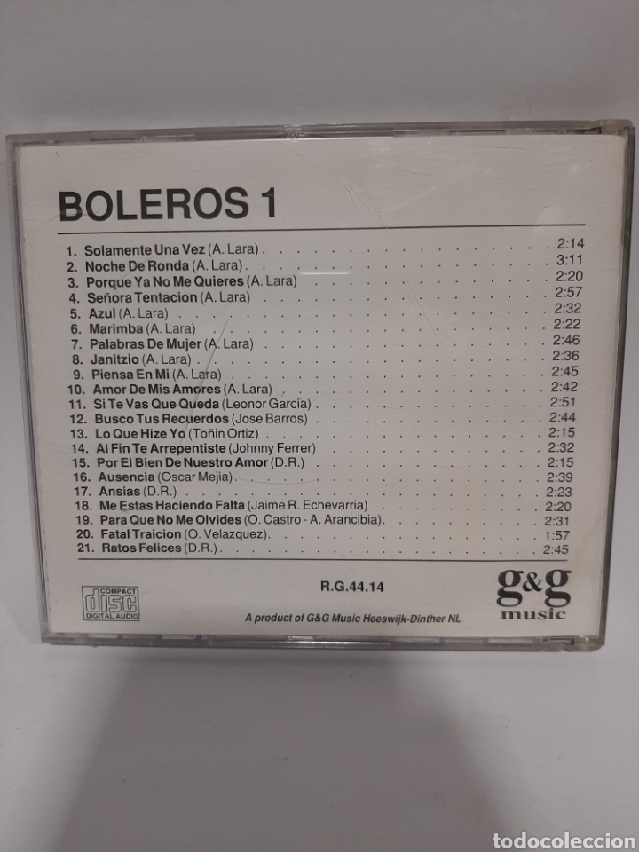 CDs de m&uacute;sica: SCD91 boleros 1 SEGUNDA MANO - Foto 2