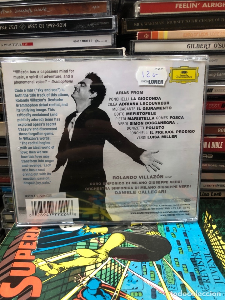 CDs de m&uacute;sica: rolando Villaz&oacute;n cielo e mar - Foto 2